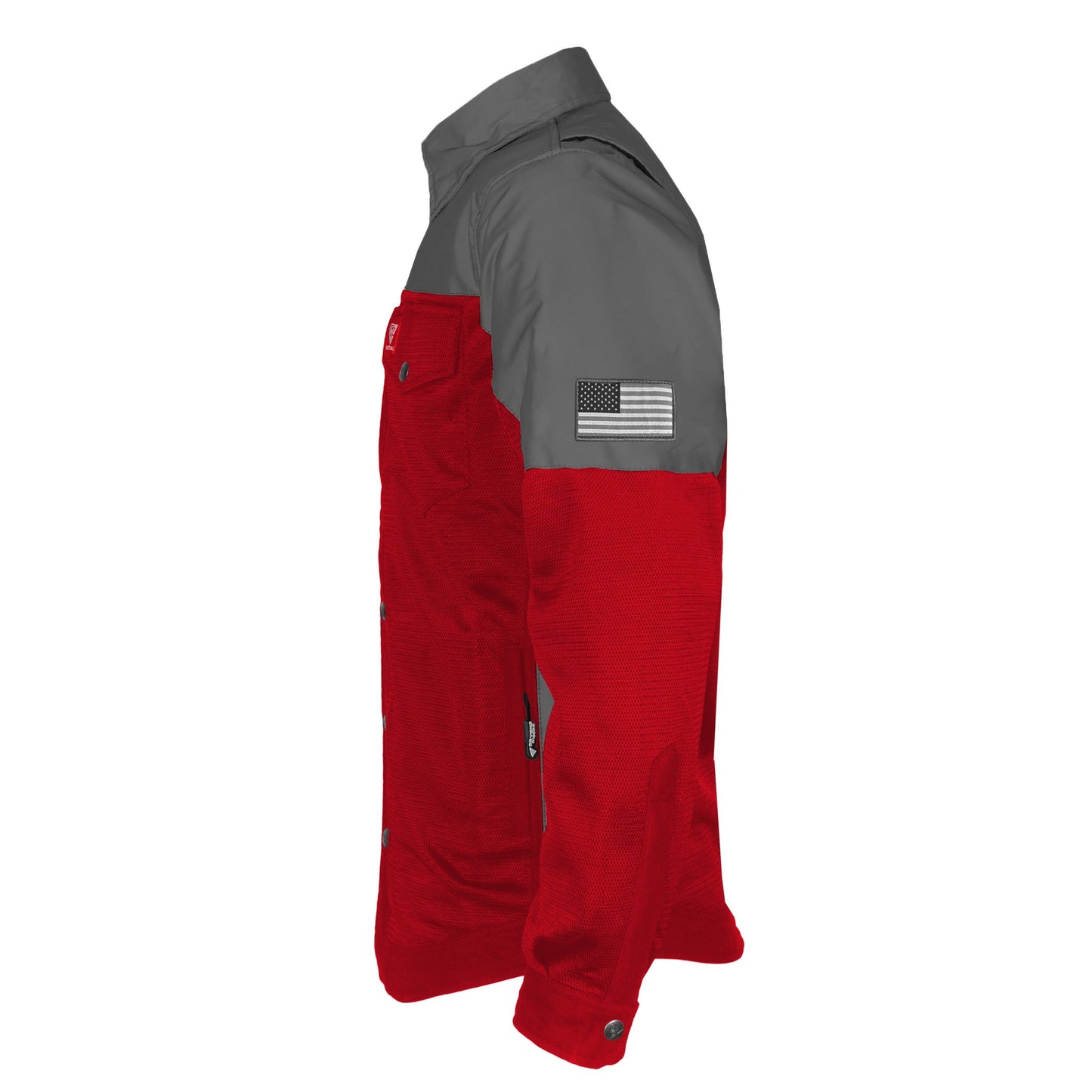 Summer Mesh Reflective Shirt Red Nebula