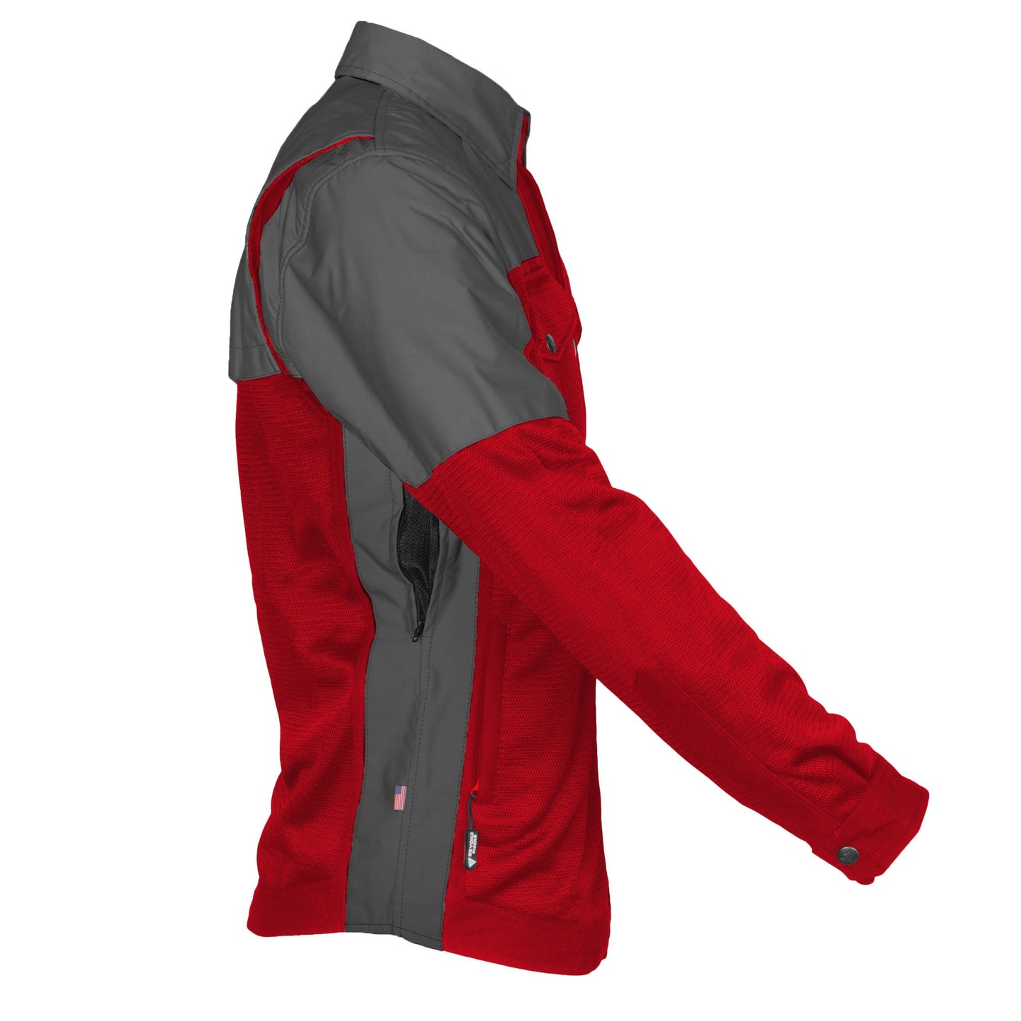 Summer Mesh Reflective Shirt Red Nebula