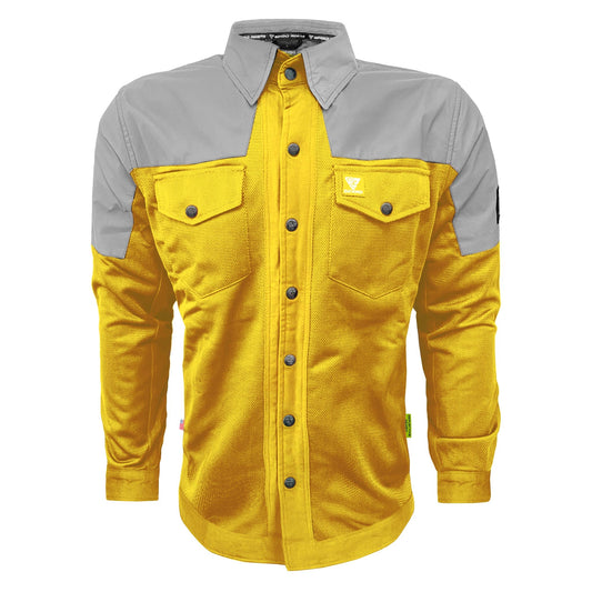 Summer Mesh Reflective Shirt Yellow Eclipse