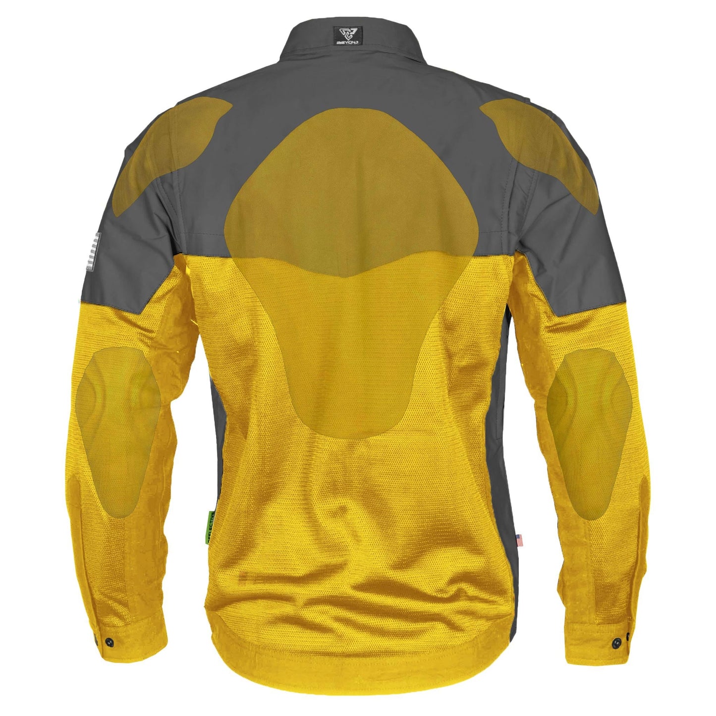 Summer Mesh Reflective Shirt Yellow Nebula