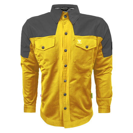Summer Mesh Reflective Shirt Yellow Nebula