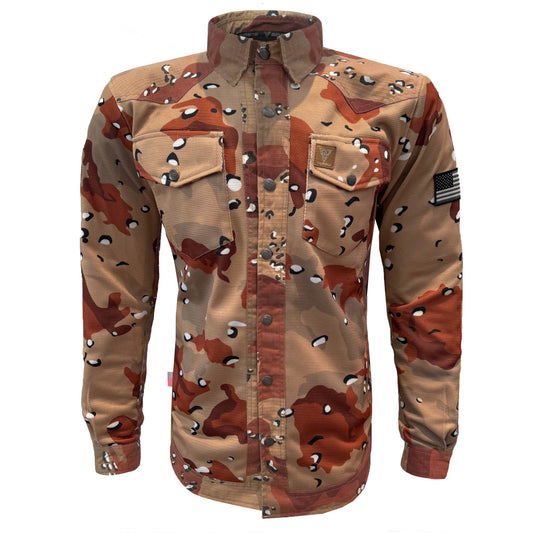 Summer Mesh Protective Camouflage Shirt "Dagger Two" - Desert Color