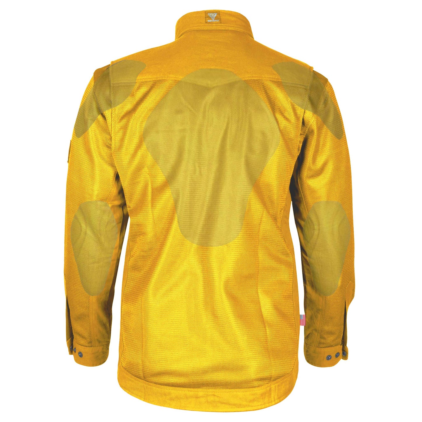 Protective Summer Mesh Shirt - Yellow Solid