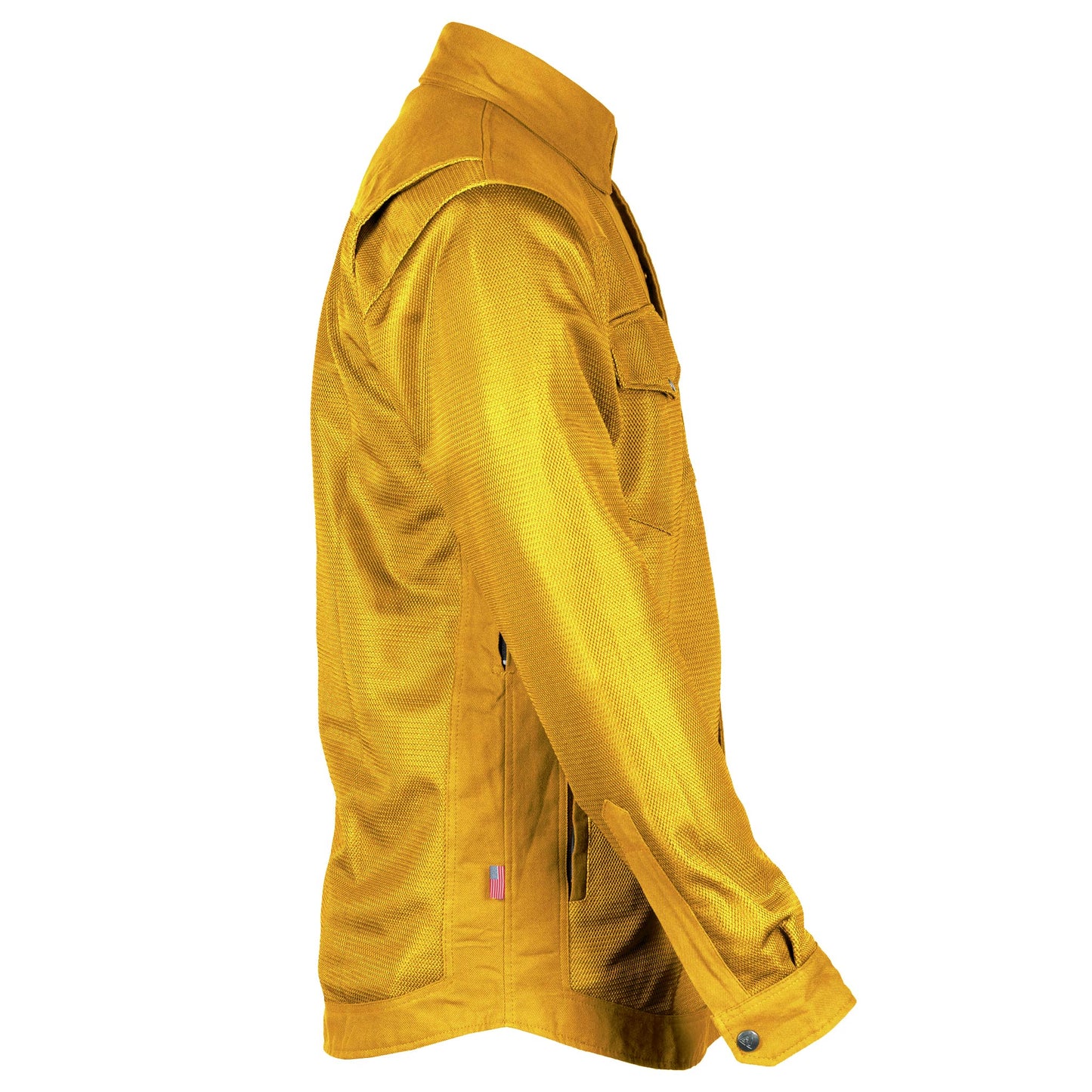 Protective Summer Mesh Shirt - Yellow Solid