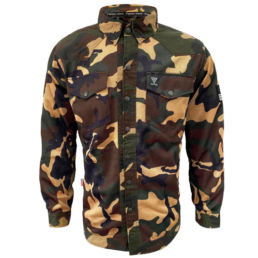 Summer Mesh Protective Camouflage Shirt "Knight Hawk" - Dark Color