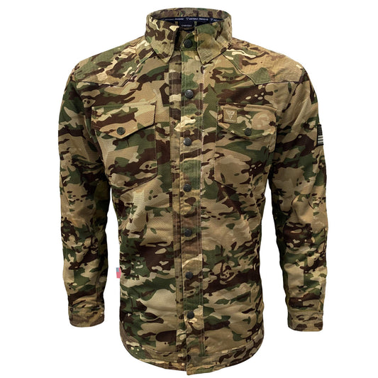 Summer Mesh Protective Camouflage Shirt "Delta Four" - Light Color