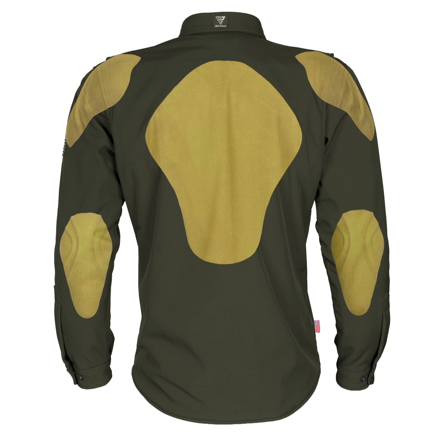 Protective SoftShell Winter Jacket for Men - Army Green Matte