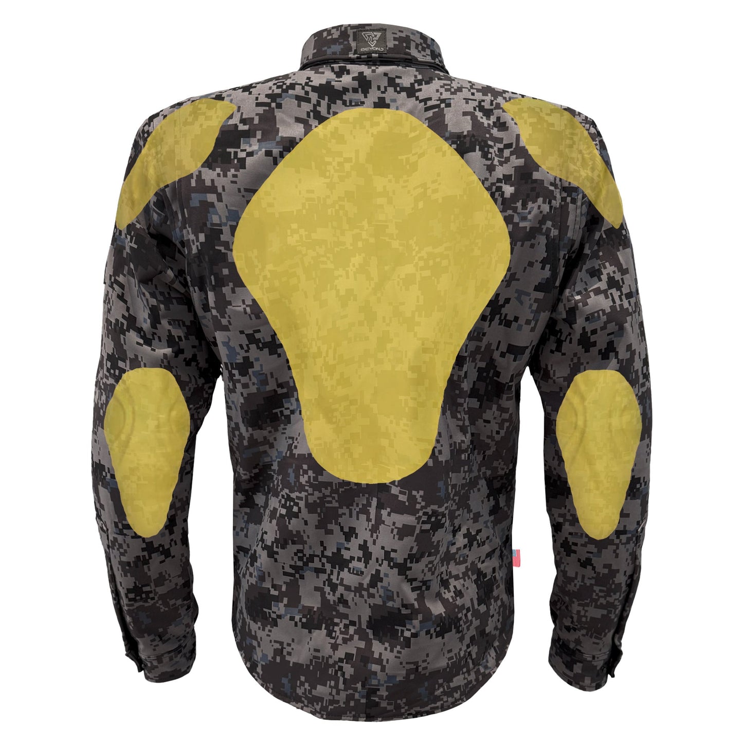 Protective SoftShell Winter Jacket for Men - Camouflage Devil Six