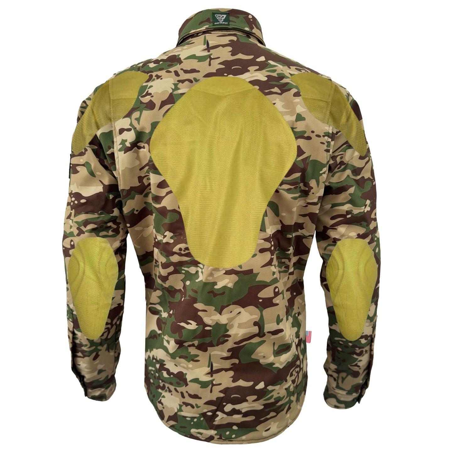 Protective SoftShell Winter Jacket for Men - Camouflage Delta Four