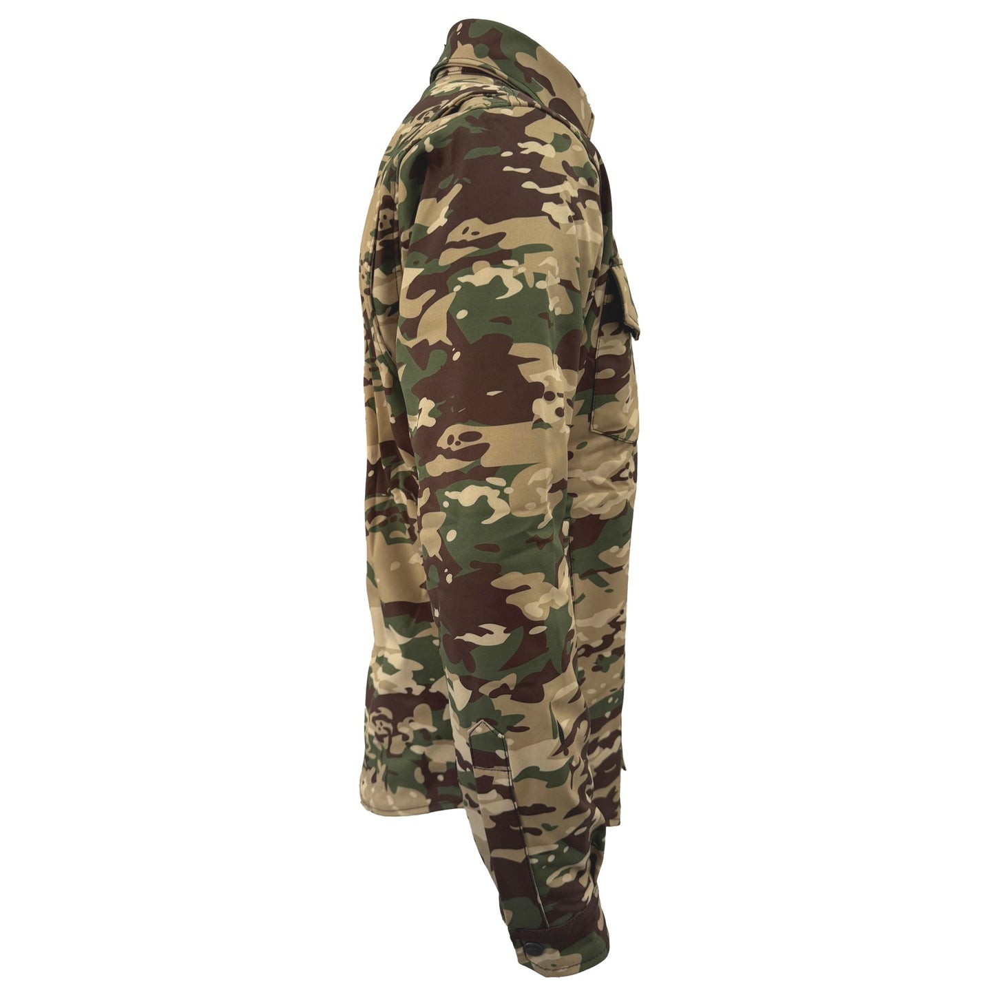 Protective SoftShell Winter Jacket for Men - Camouflage Delta Four