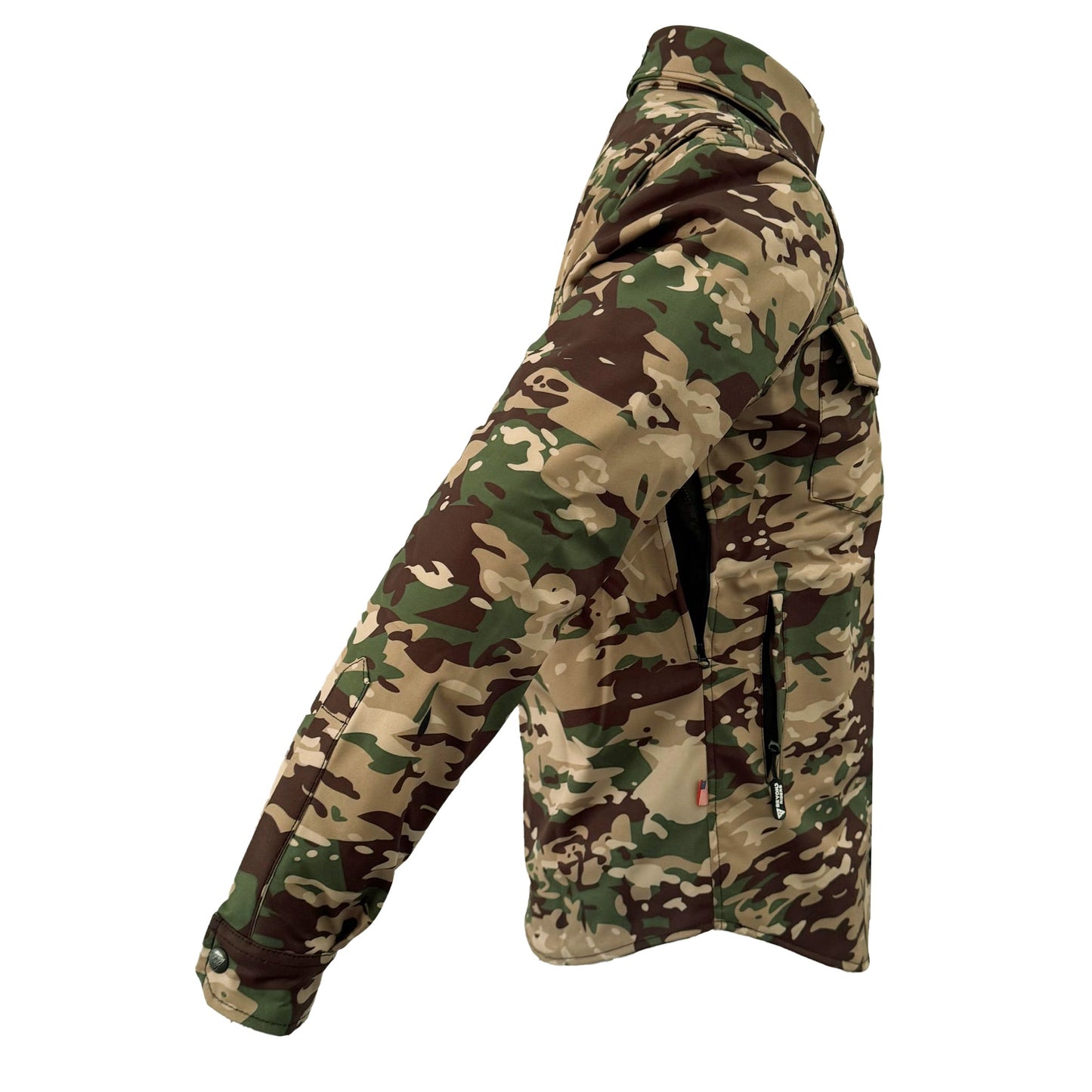 Protective SoftShell Winter Jacket for Men - Camouflage Delta Four