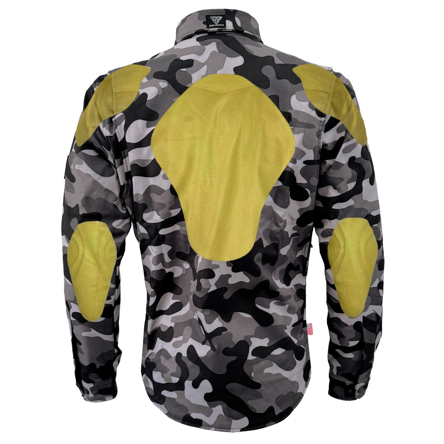 Protective SoftShell Winter Jacket for Men - Camouflage Gray Boomer