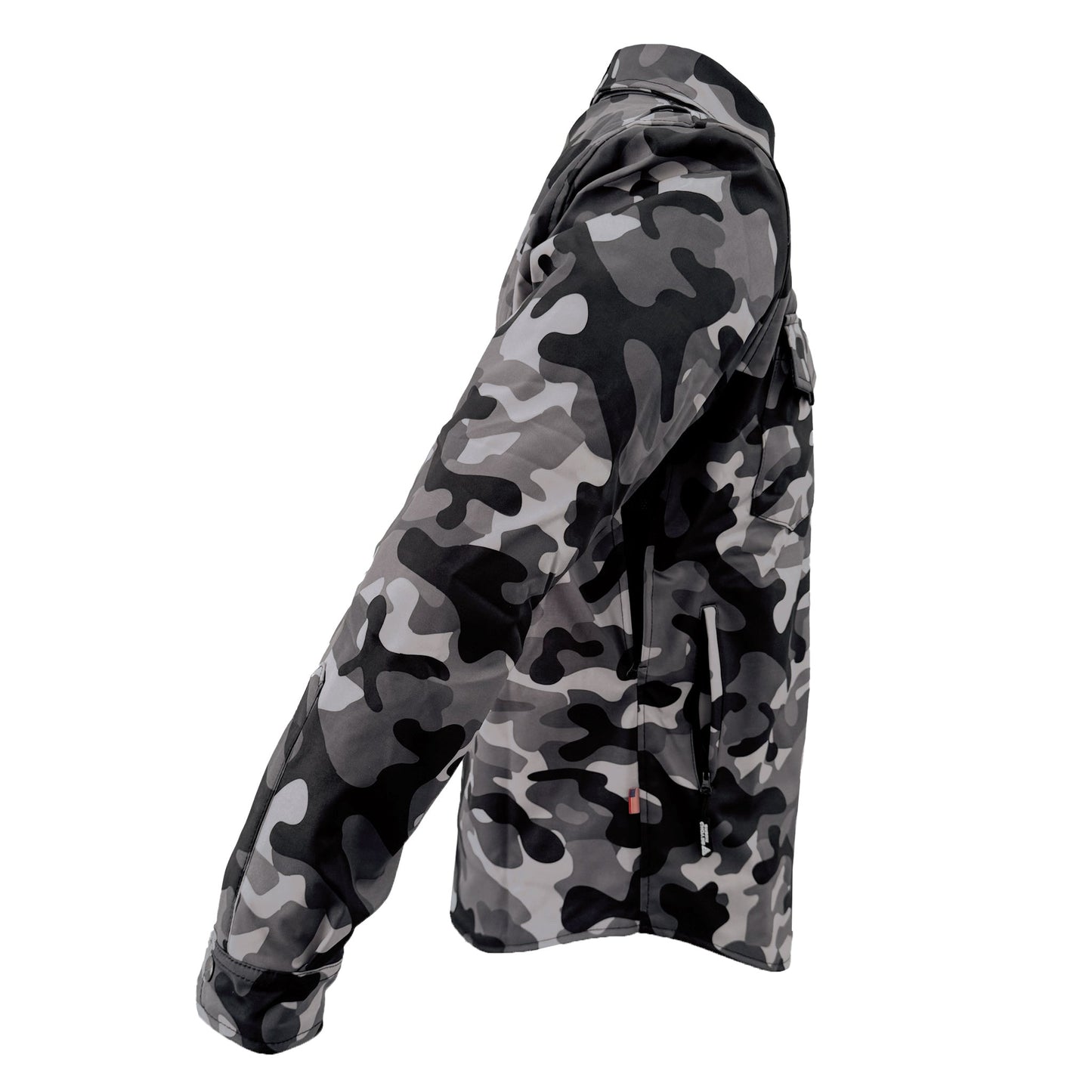Protective SoftShell Winter Jacket for Men - Camouflage Gray Boomer