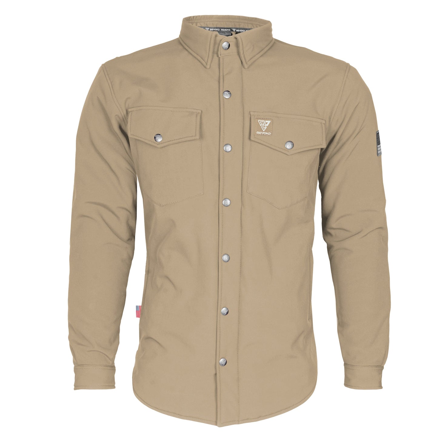 Protective SoftShell Winter Jacket for Men - Khaki Matte