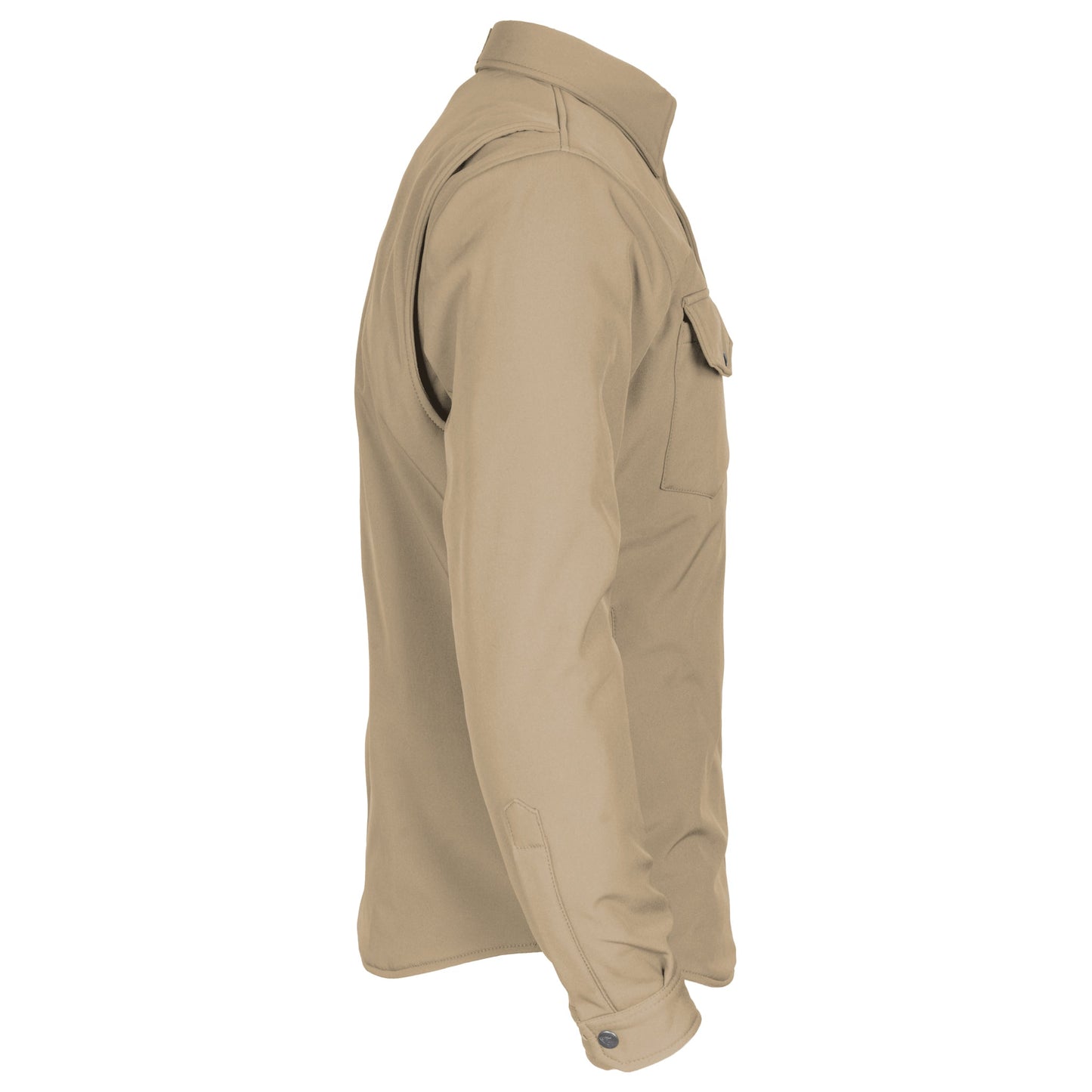 Protective SoftShell Winter Jacket for Men - Khaki Matte