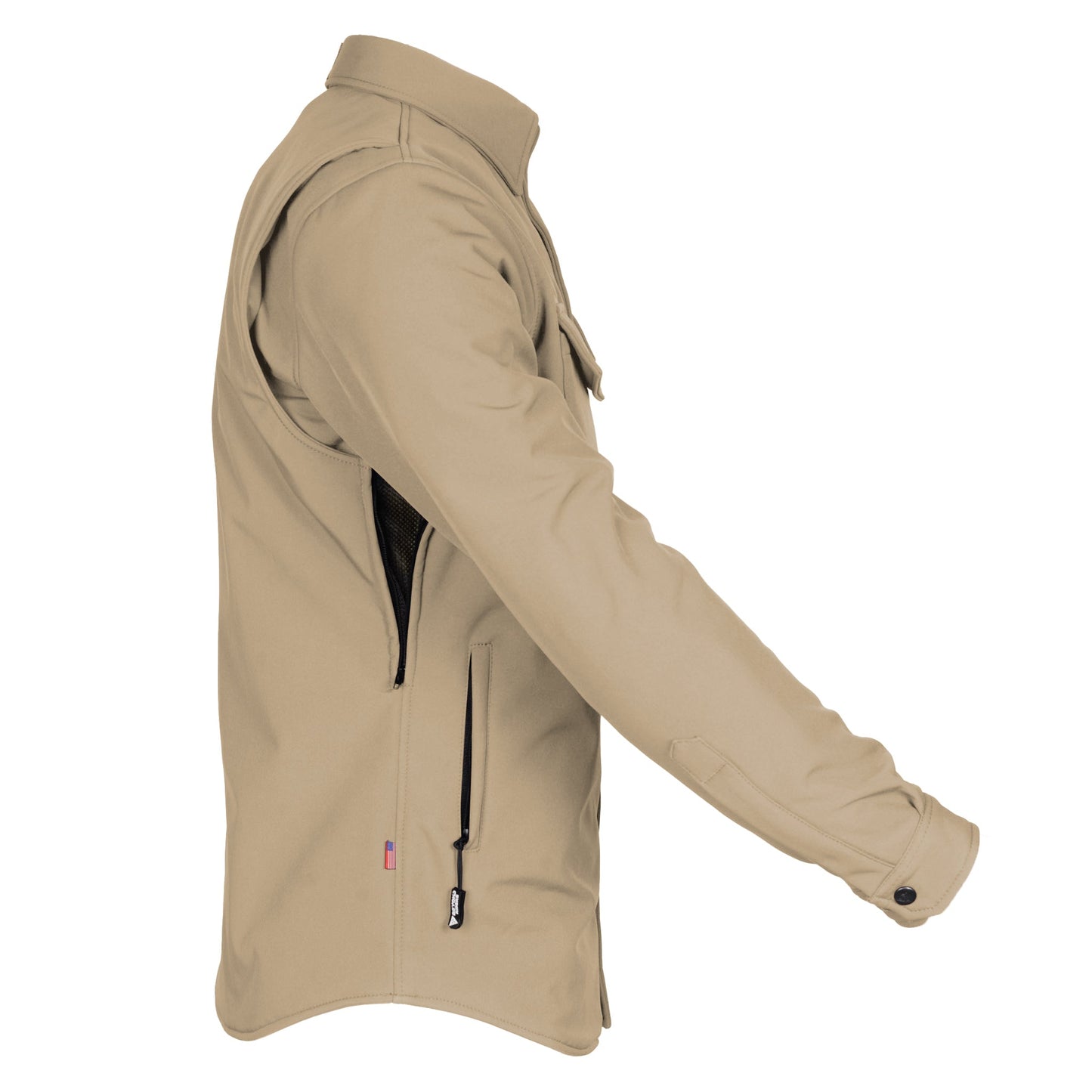 Protective SoftShell Winter Jacket for Men - Khaki Matte