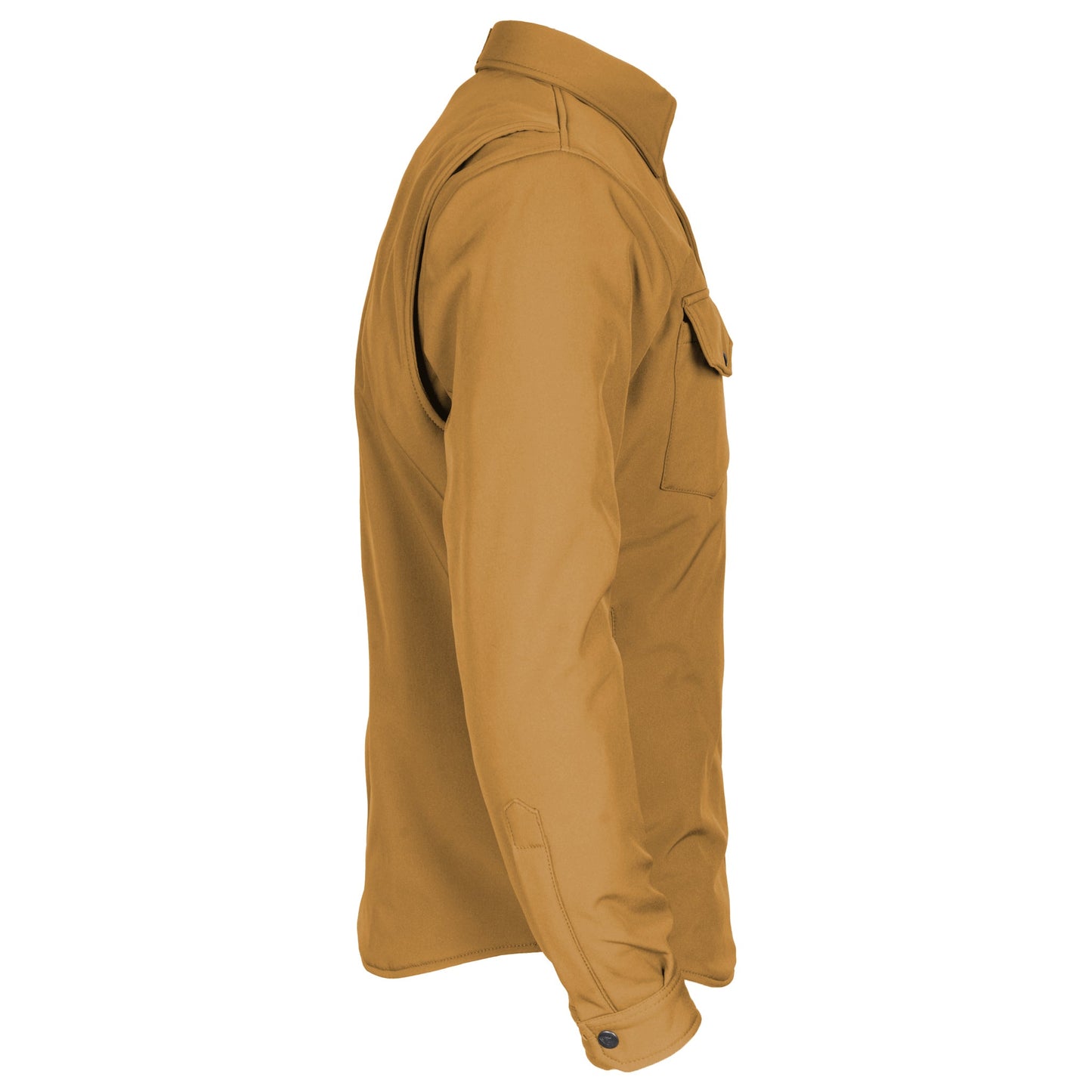 Protective SoftShell Winter Jacket for Men - Mustard Matte