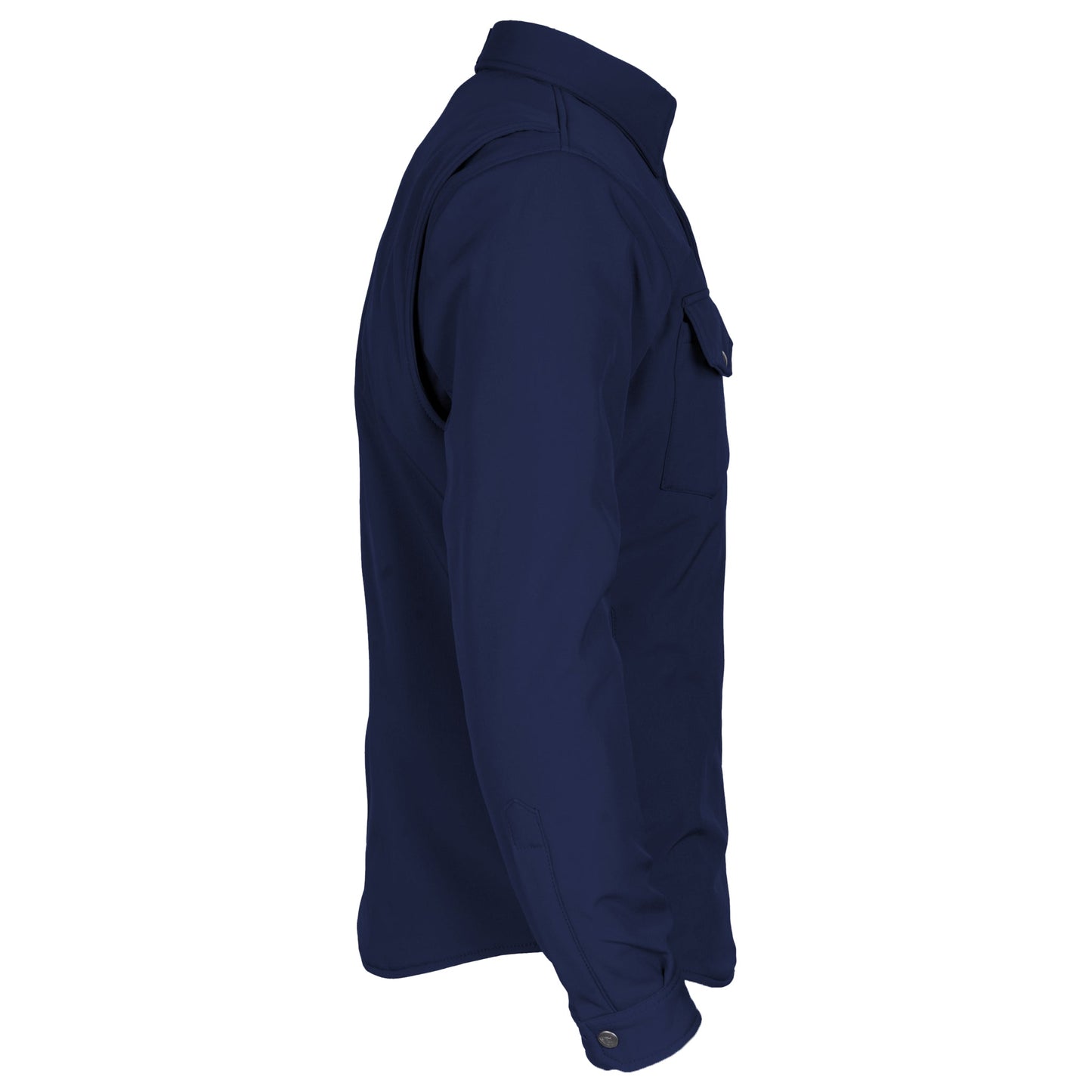 Protective SoftShell Winter Jacket for Men - Navy Blue Matte