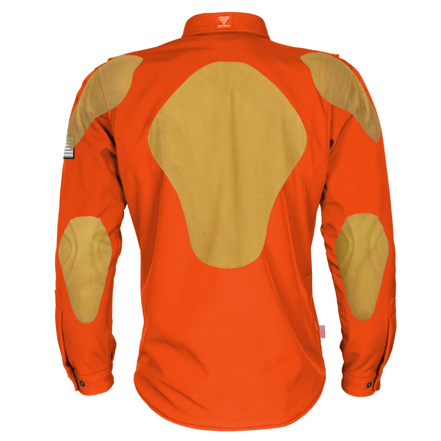 Protective SoftShell Winter Jacket for Men - Orange Matte