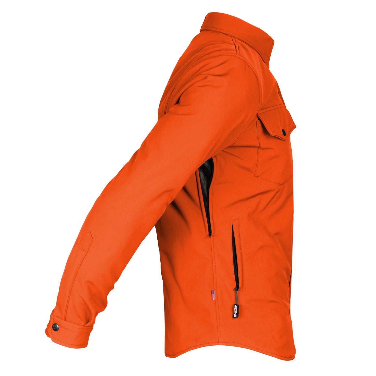 Protective SoftShell Winter Jacket for Men - Orange Matte