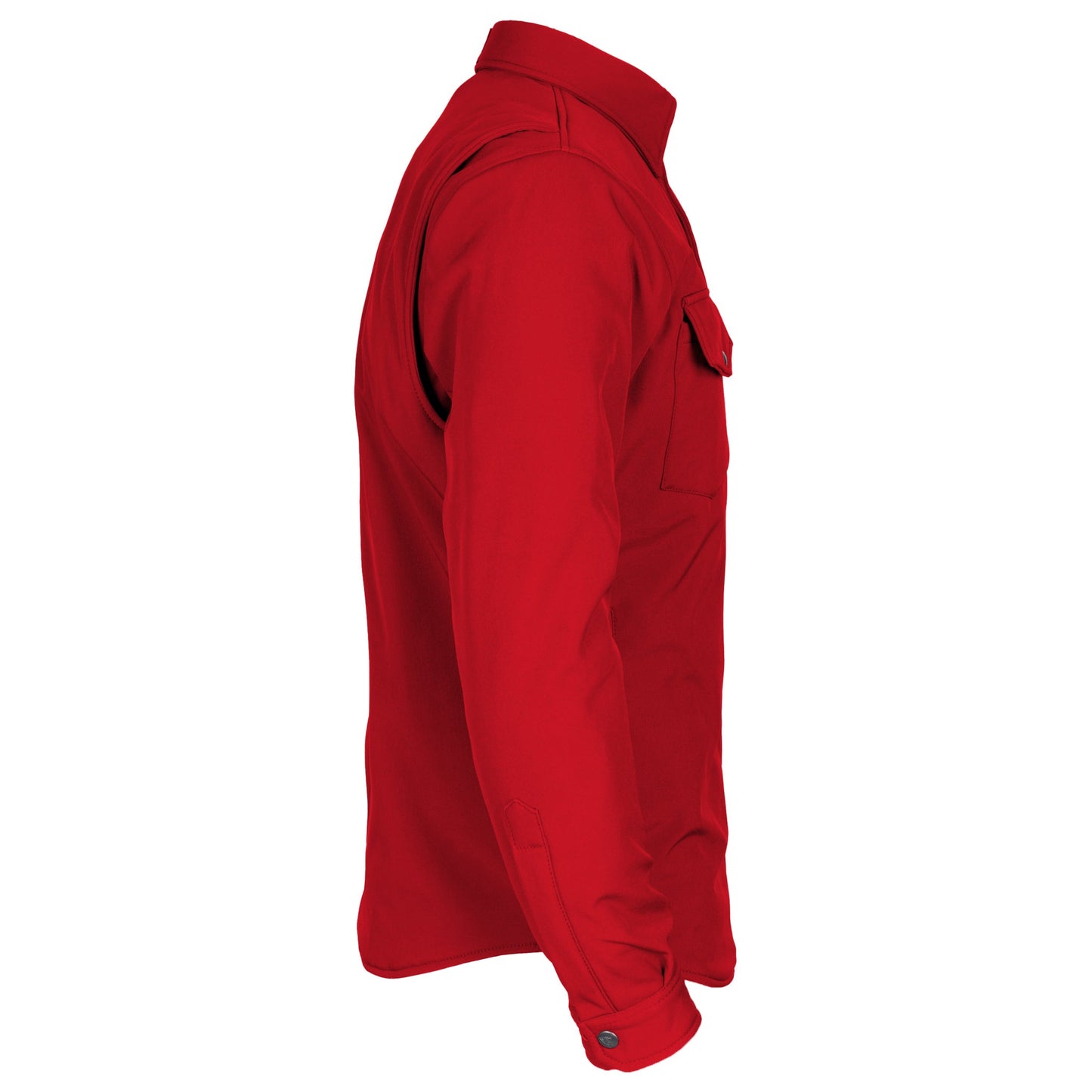 Protective SoftShell Winter Jacket for Men - Red Matte