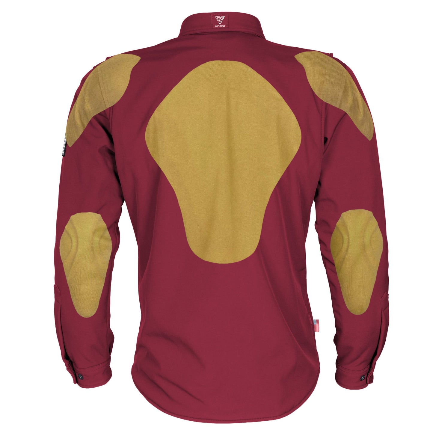 Protective SoftShell Winter Jacket for Men - Red Maroon Matte