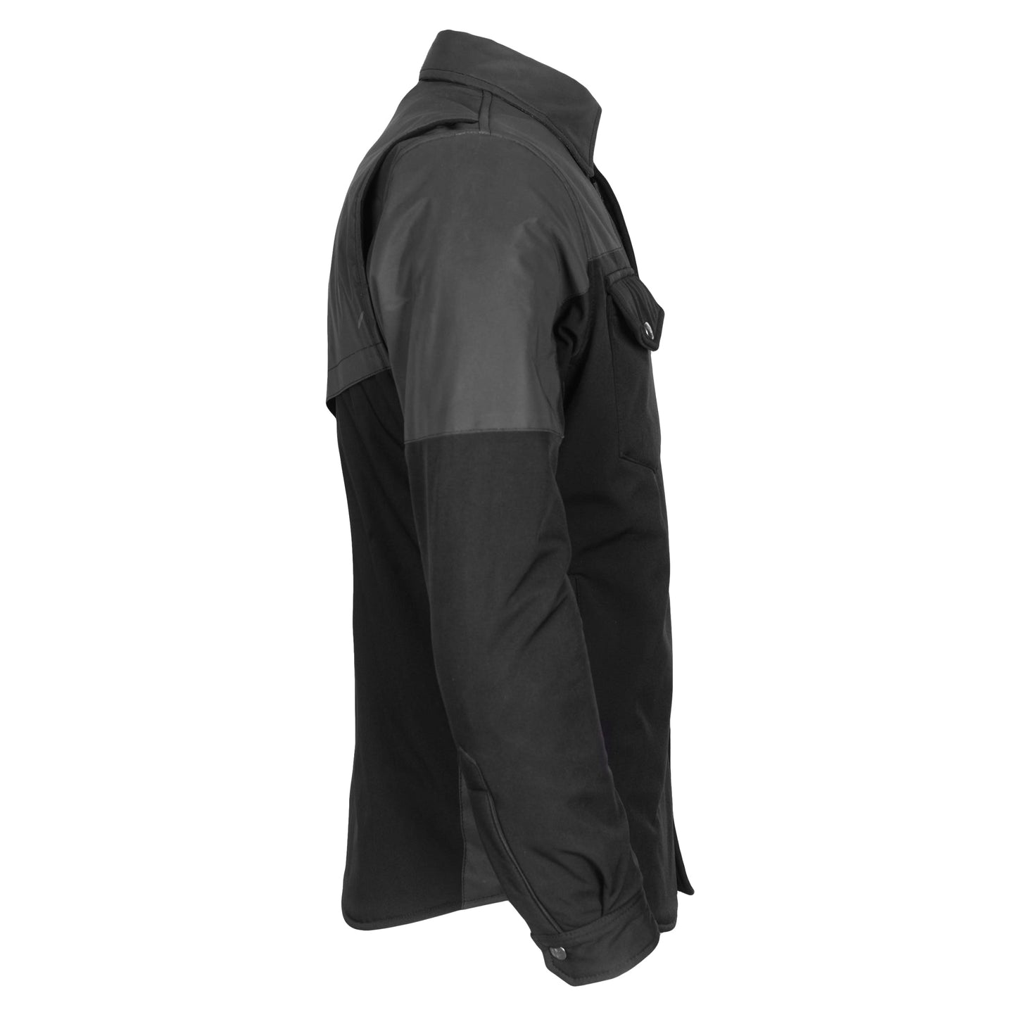 SoftShell Reflective "Nightfall Nebula" Winter Jacket for Men - Black Matte