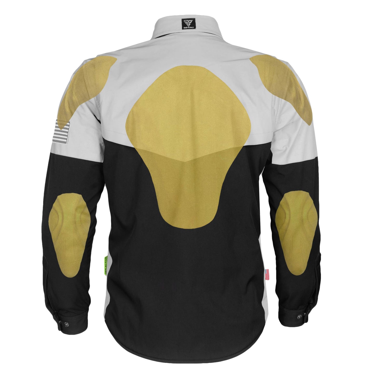 SoftShell Reflective "Alloy Eclipse" Winter Jacket for Men - Black and Silver