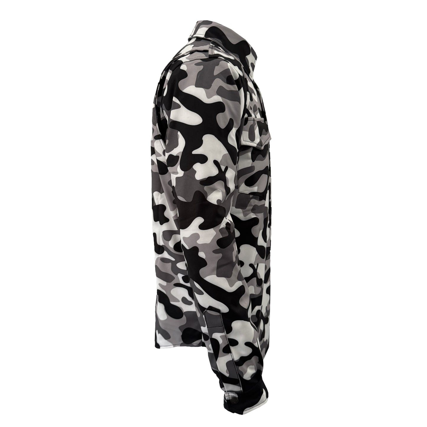 Protective SoftShell Winter Jacket for Men - Camouflage SnowFox