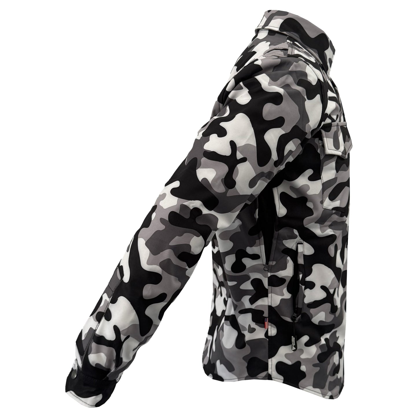 Protective SoftShell Winter Jacket for Men - Camouflage SnowFox