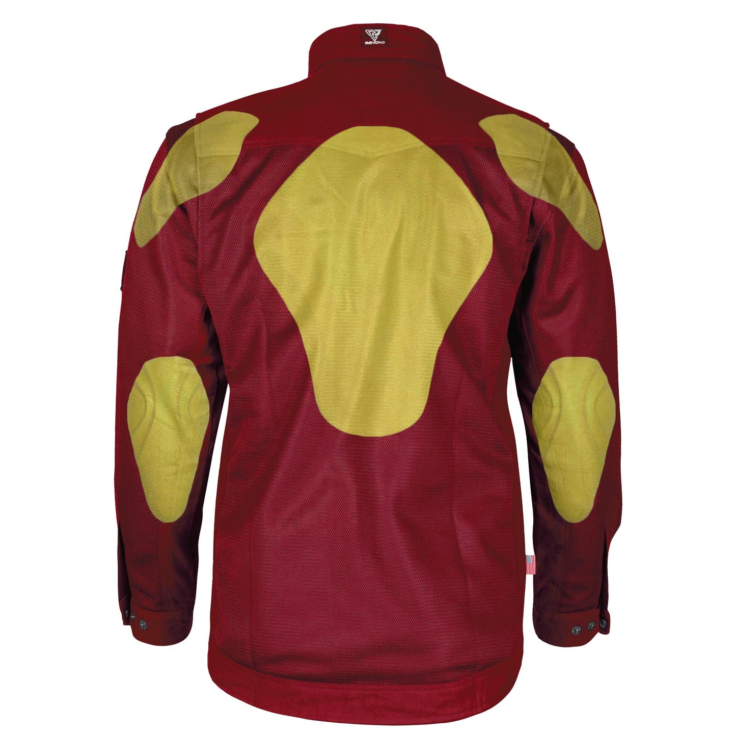 Protective Summer Mesh Shirt - Red Maroon Solid
