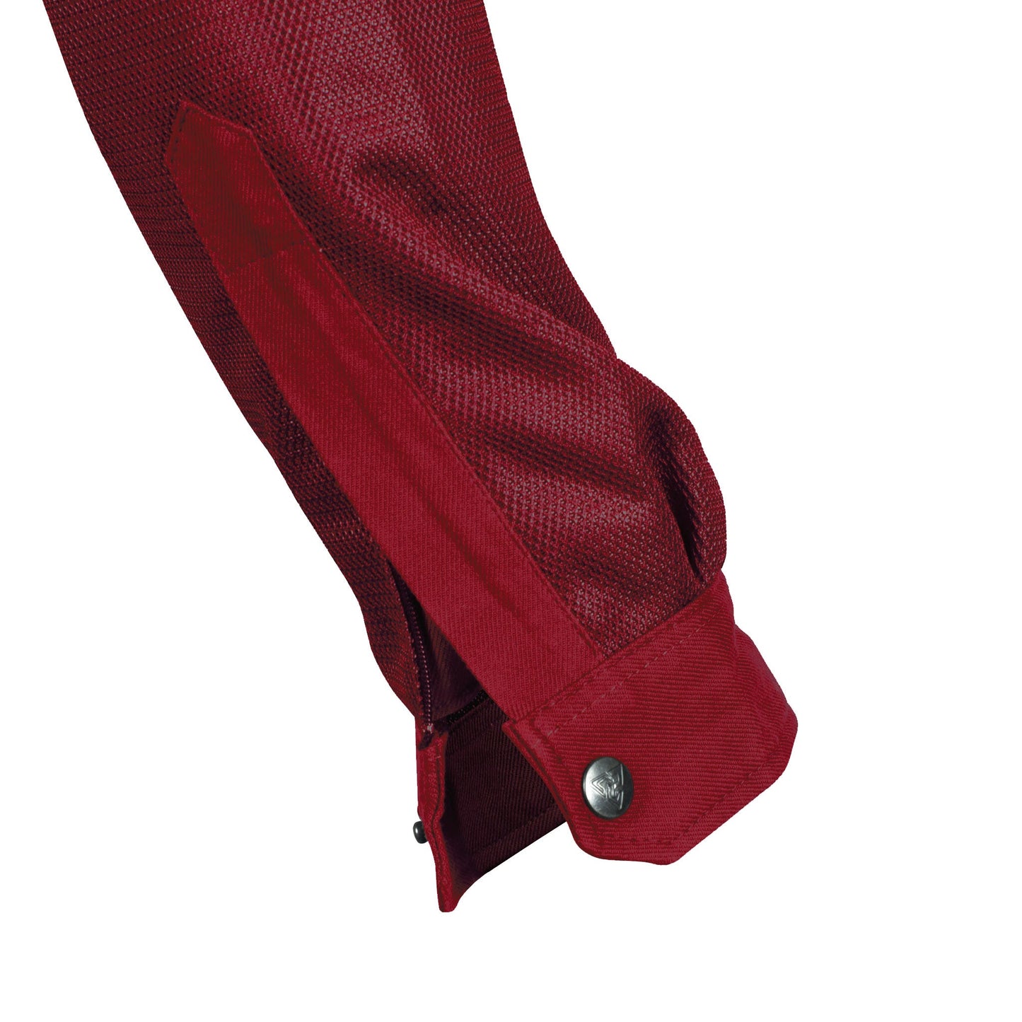 Protective Summer Mesh Shirt - Red Maroon Solid