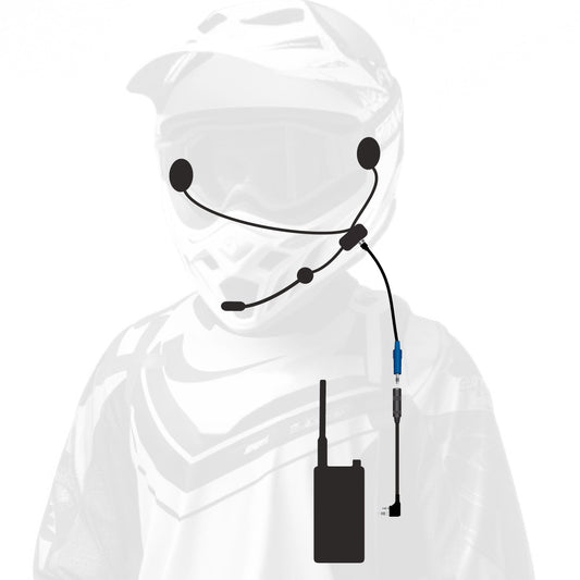 ENDURO Moto Kit -  Includes Helmet Kit and Compact Harness Cable - R1