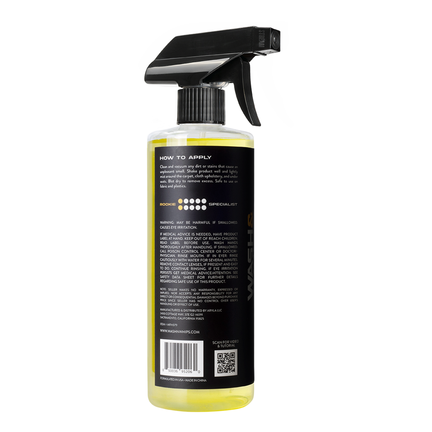 WASH&WHIPS Musk Odor Eliminator [New Customer Offer 16oz (see promo in cart)]