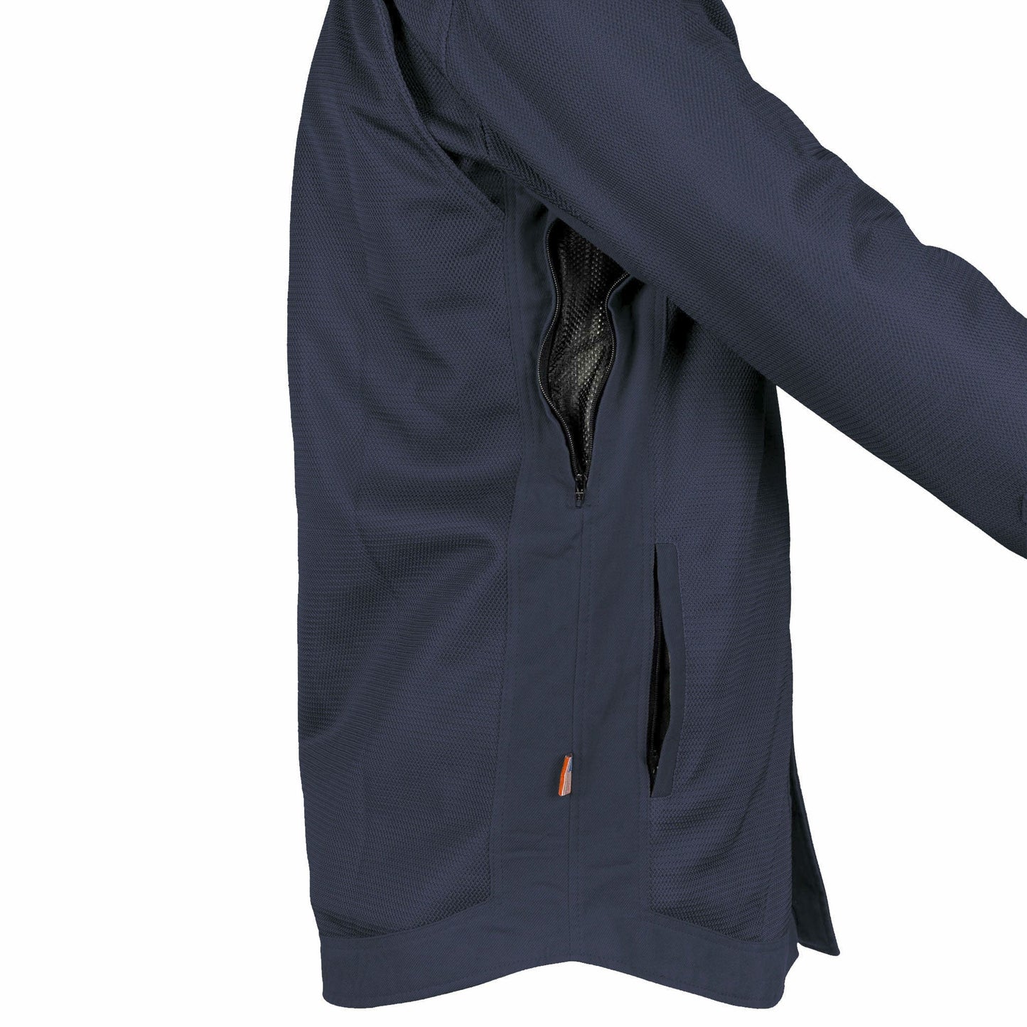 Protective Summer Mesh Shirt - Navy Blue Solid