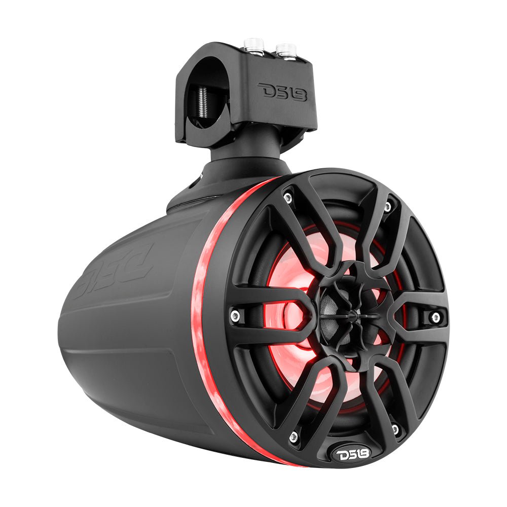 NXL 6.5" Marine and Powersports Towers LED RGB Lights 100 Watts Rms - Black