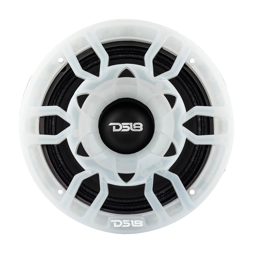 6.5" Universal Speaker Grill Cover -RGB LED Lights