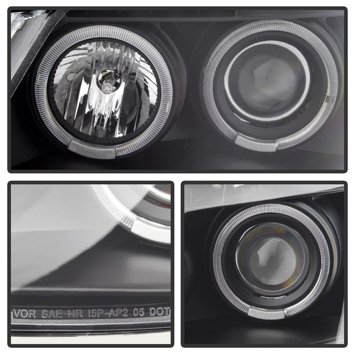 SPYDER Xtune Chevy Cobalt 05-10 Halo Projector Headlights Black PRO-JH-CCOB05-LED-BK 9027765