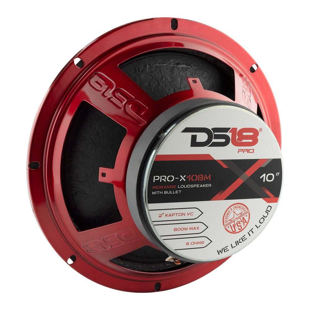 PRO-X 10" Mid-Range Bullet Loudspeaker | 300W RMS 8-Ohm