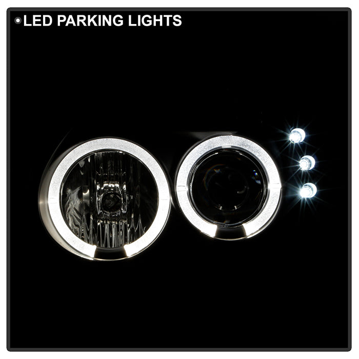 Spyder Dodge Neon 03-05 Projector Headlights LED Halo LED Black High H1 Low H1 PRO-YD-DN03-HL-BK 5009920