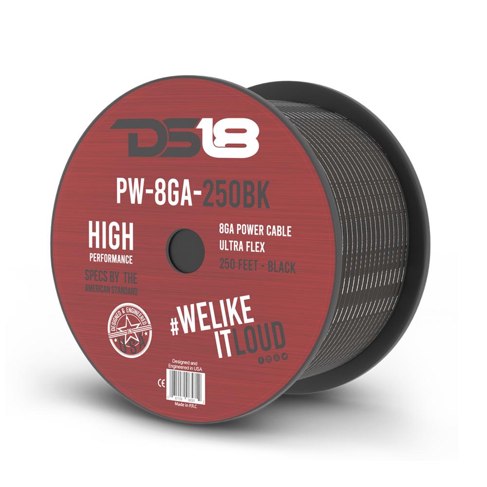 8-GA CCA Ground, Power Cable, 250 Feet