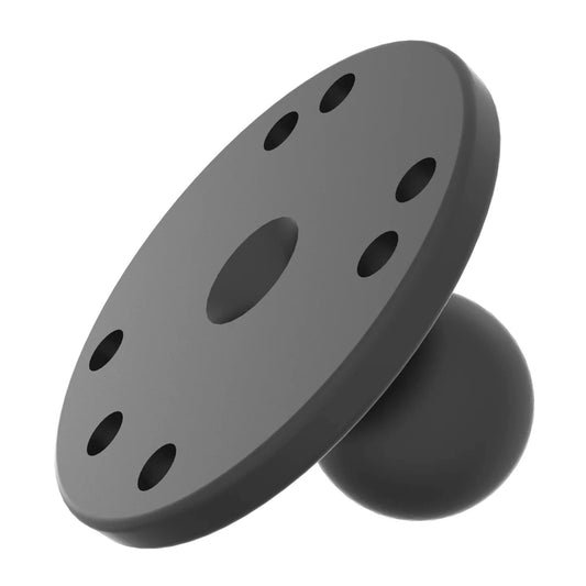 Round Plate with Ball - B Size - 1 Inch