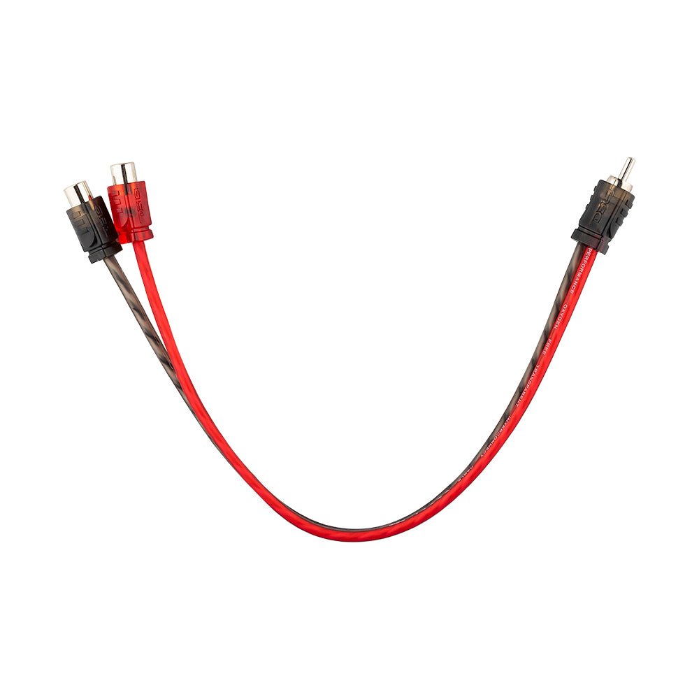 Level 1 RCA 100% Copper OFC Y Connector – 1 Male / 2 Female