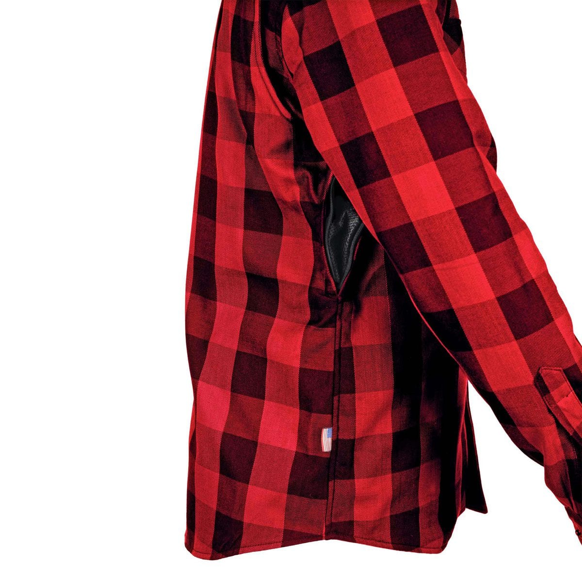 Protective Flannel Shirt - Red Checkered