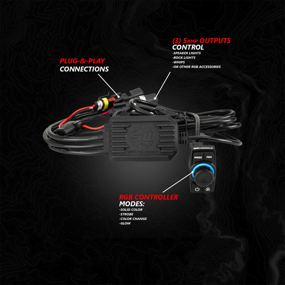 2024 Can-Am® Maverick R, Phase-5 V-Spec 1650watt 6-Speaker System
