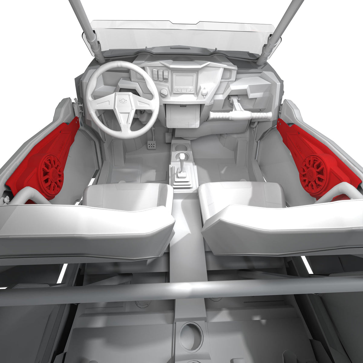 Polaris Front Door Panels Loaded with 6.5" NXL-iQ Coaxial Speakers for RZR-XP Models (2014-2023)