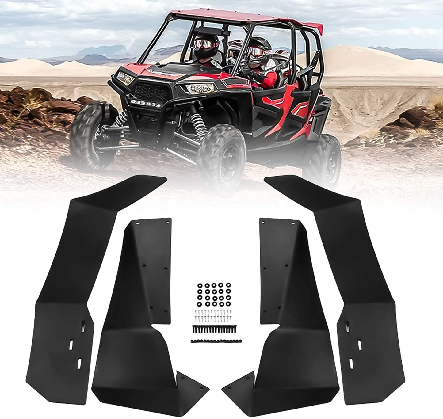 Kemimoto Extended Fender Flares Polaris RZR