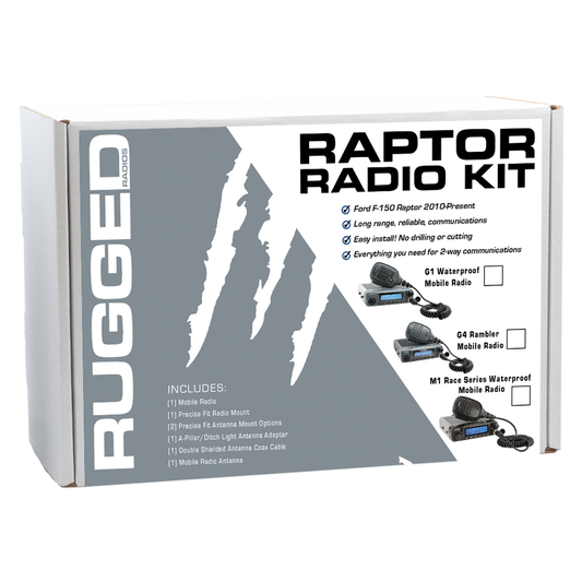 Raptor Two-Way Mobile Radio Kit - G1 Waterproof