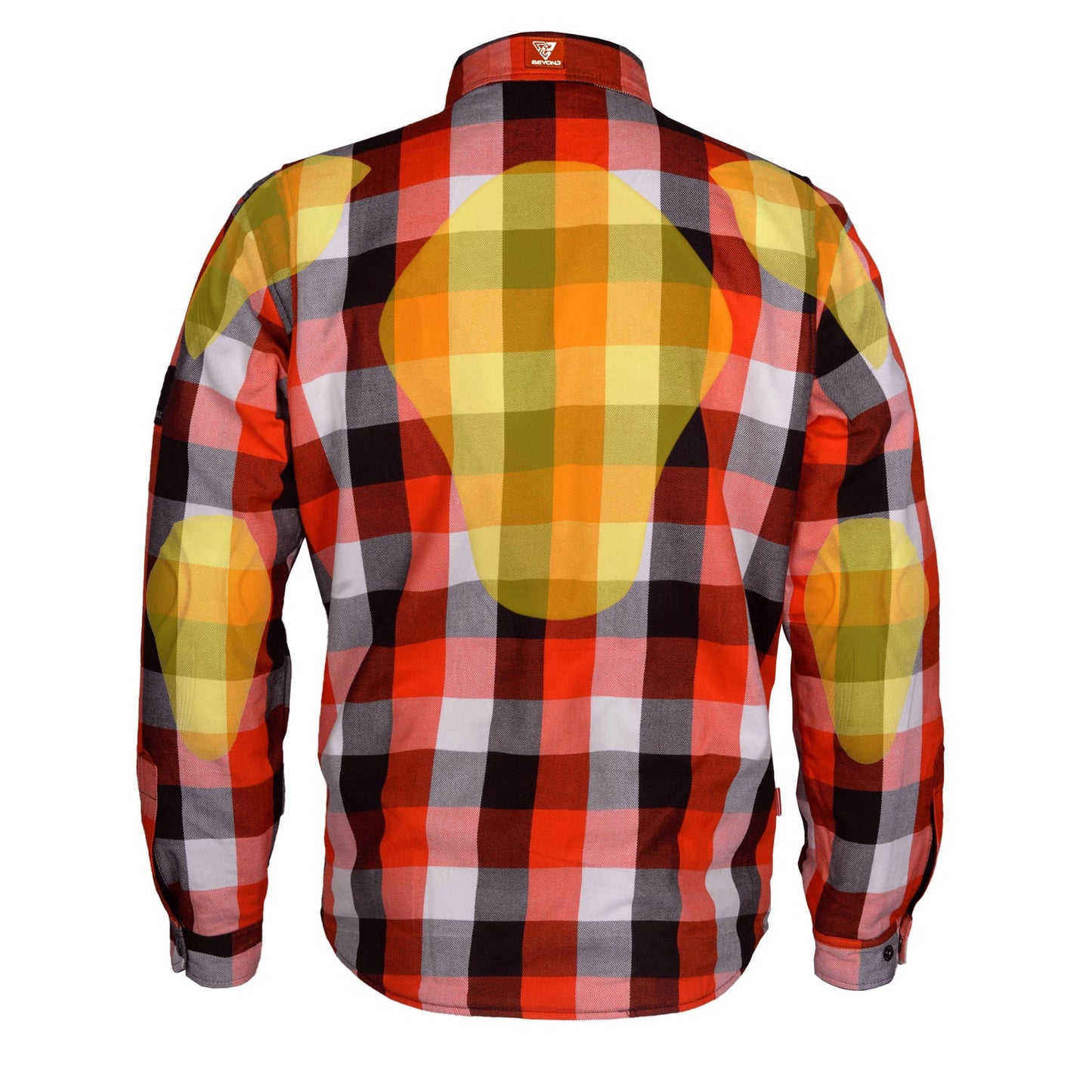 Protective Flannel Shirt - Red Black White Checkered