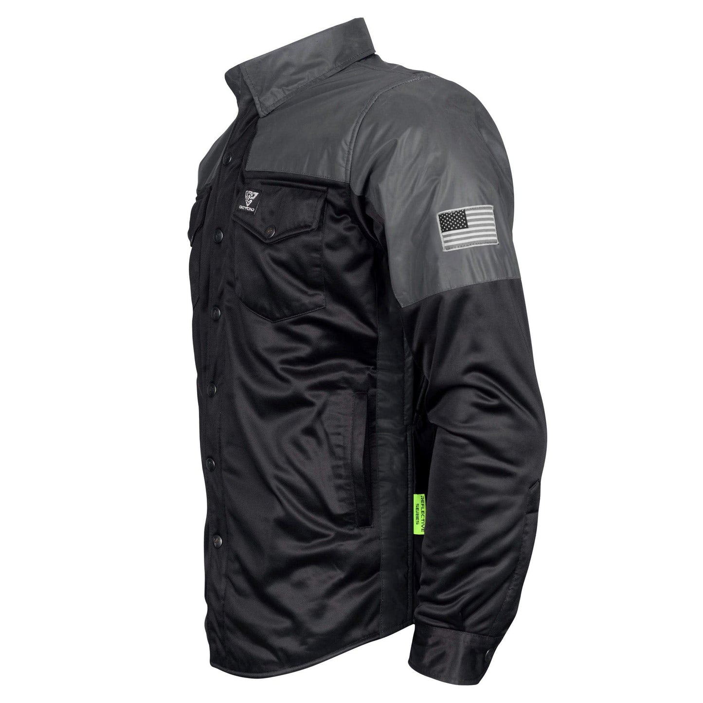 Ultra Reflective Shirt "Nightfall Nebula" - Black